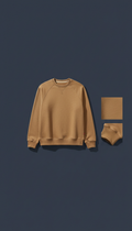 Camel Tan Tailored Sweatshirt