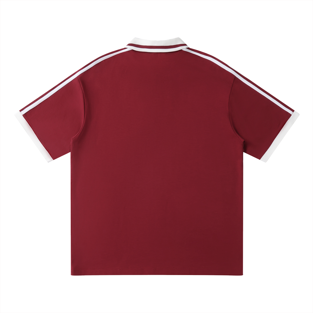 Contrast Piping Polo Shirt