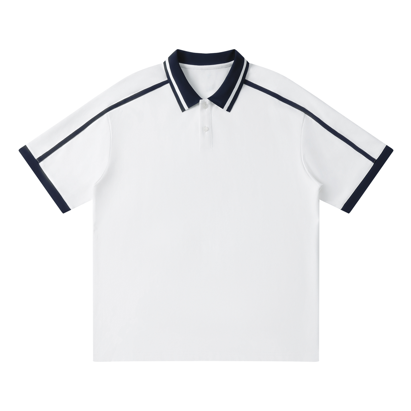 Contrast Piping Polo Shirt