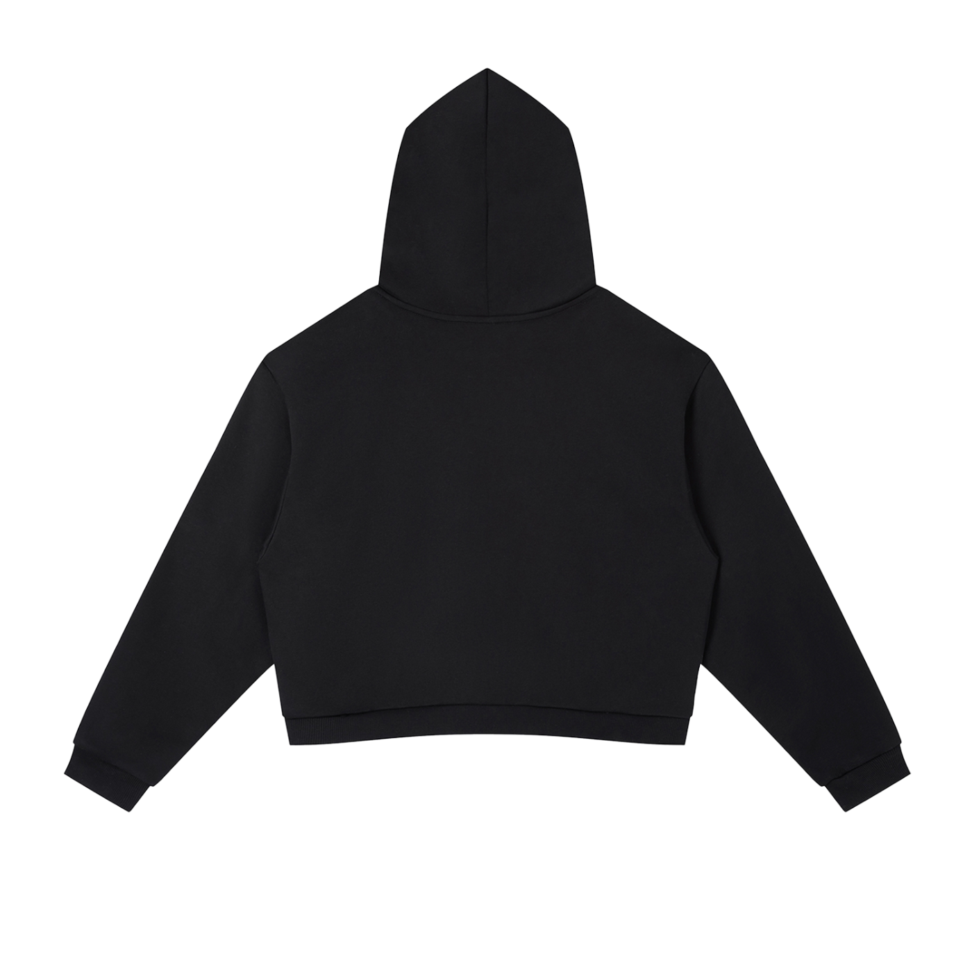 Contrast Side Stripe Cropped Hoodie