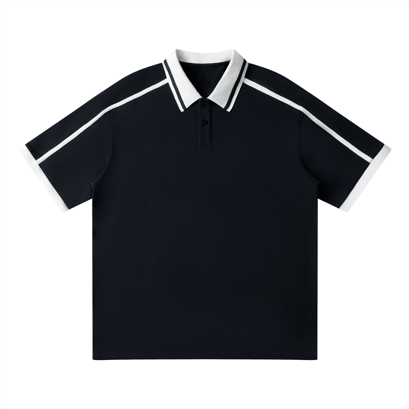 Contrast Piping Polo Shirt