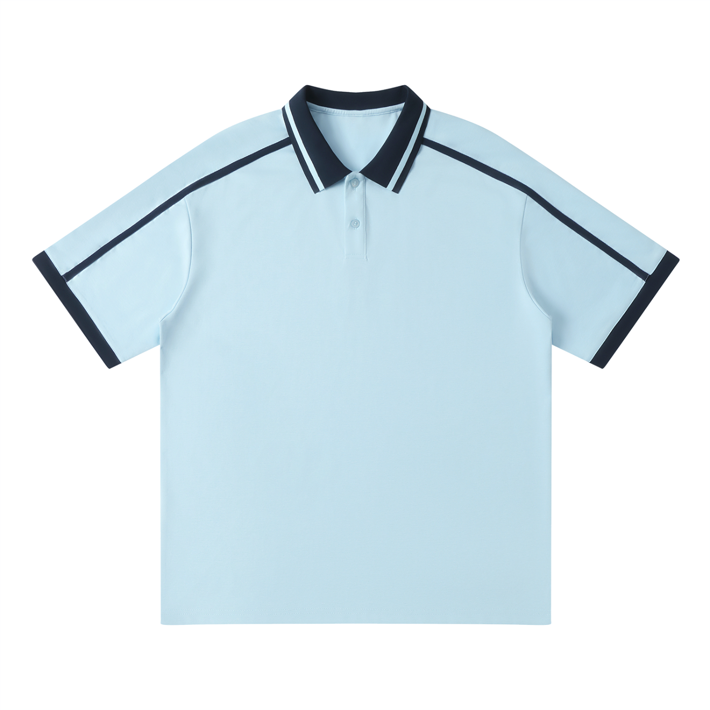Contrast Piping Polo Shirt