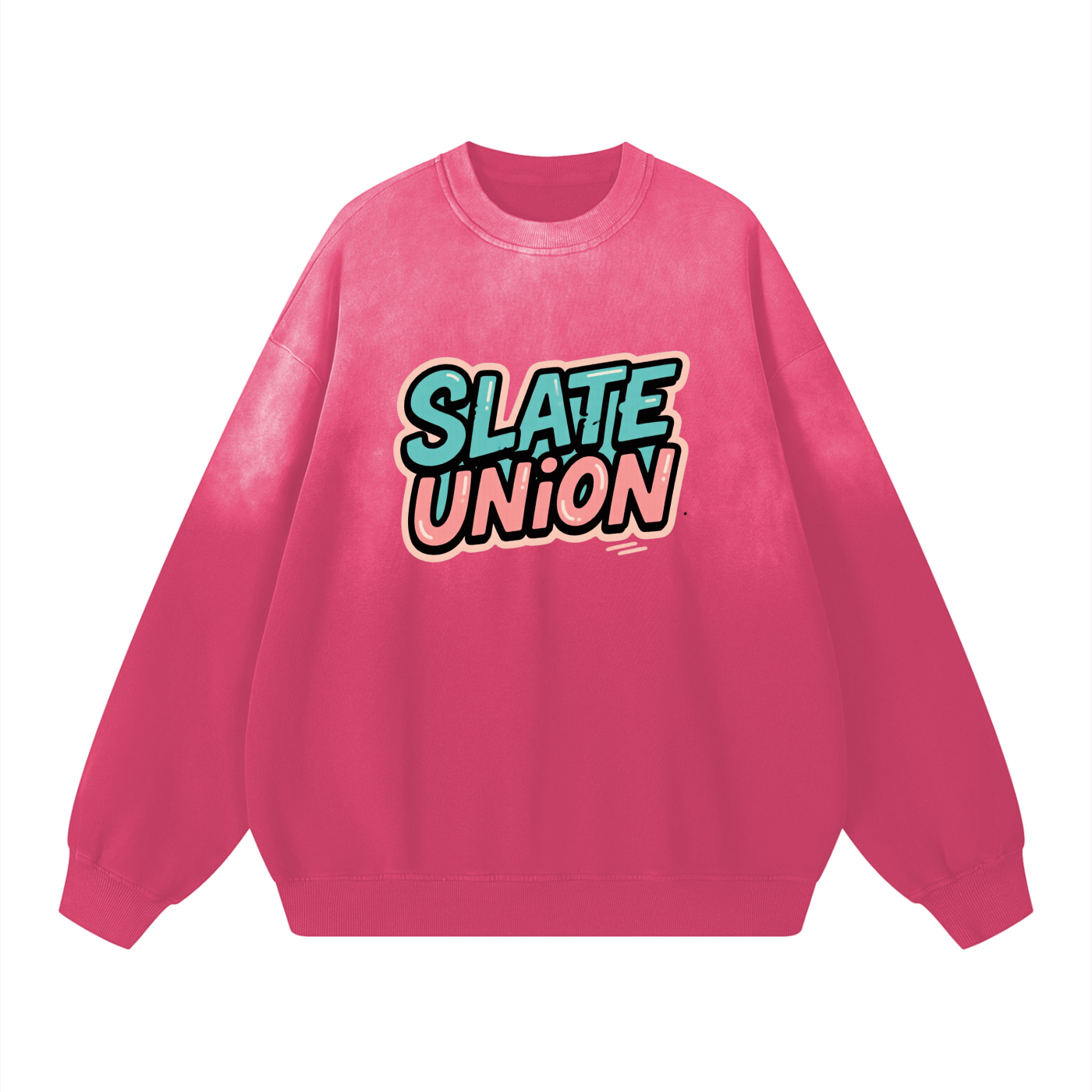Sunfade Drop-Shoulder Cotton Sweatshirt