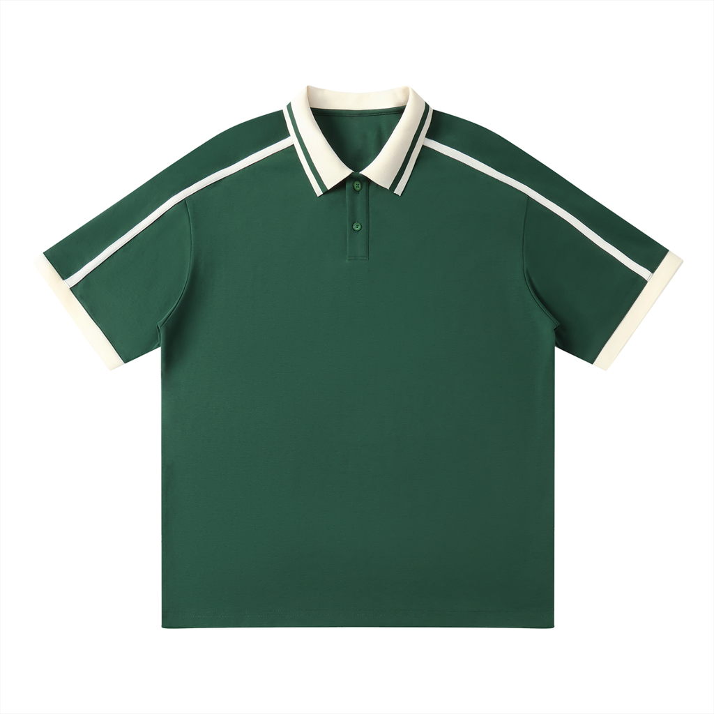 Contrast Piping Polo Shirt