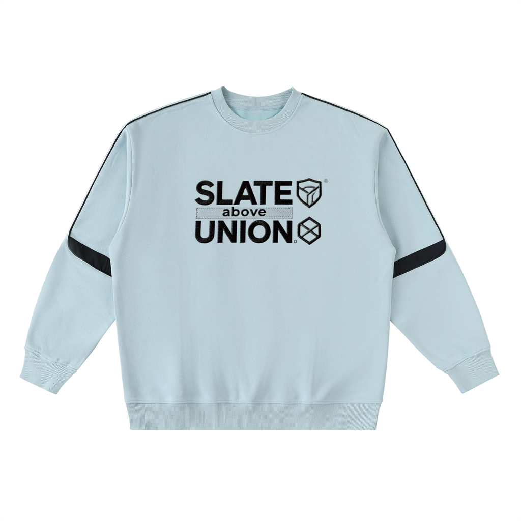 Oversized Crewneck Taped Sweatshirt