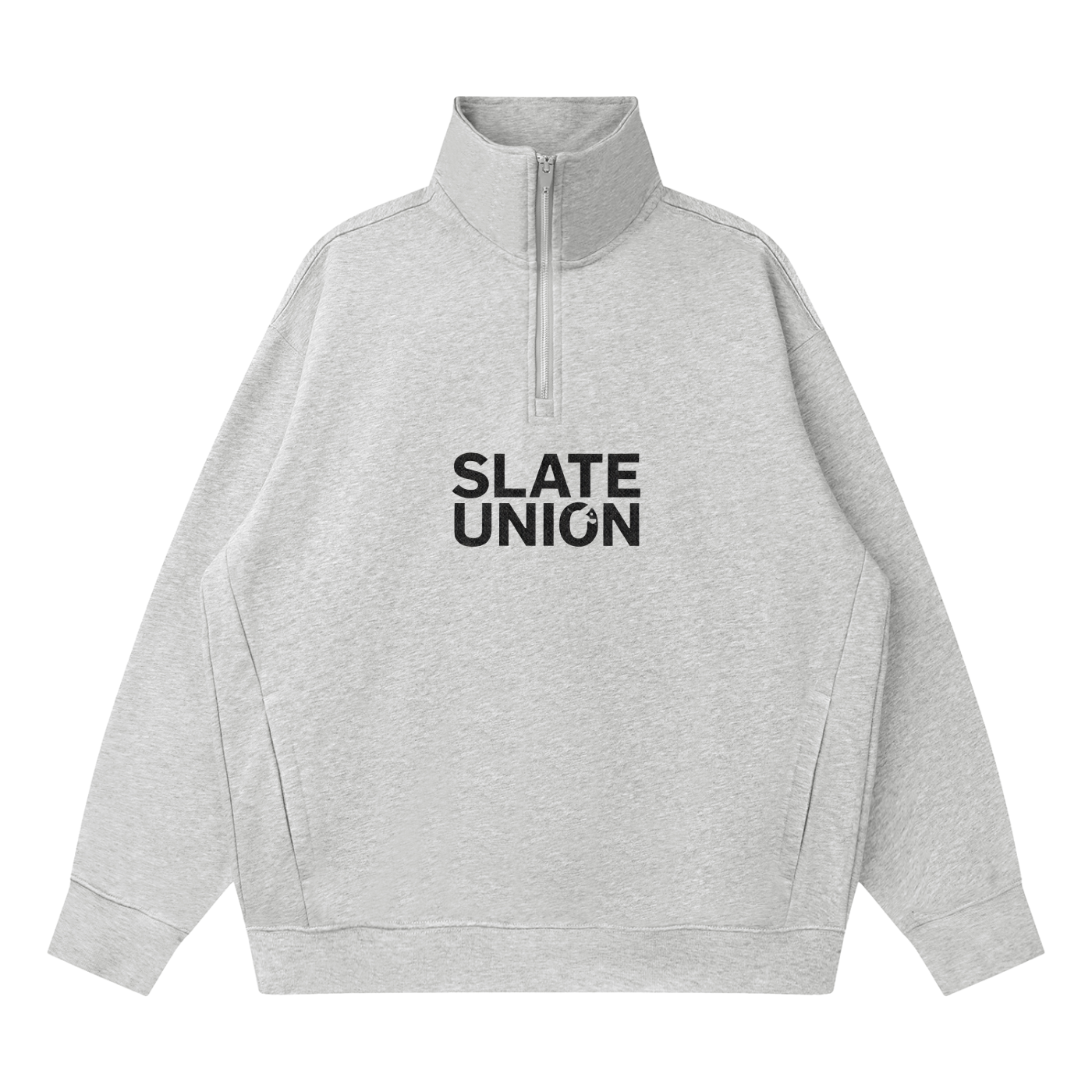 Quarter-Zip Drop Shoulder Sweatshirt