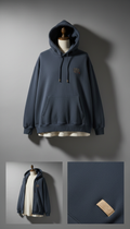 Slate Navy Oversized Hoodie